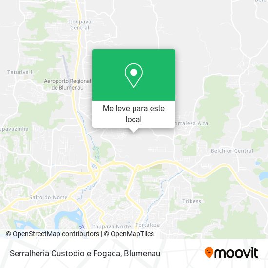 Serralheria Custodio e Fogaca mapa