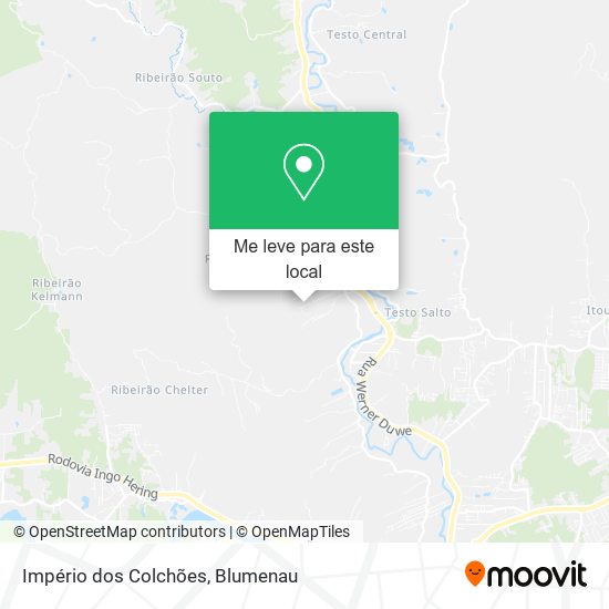Império dos Colchões mapa