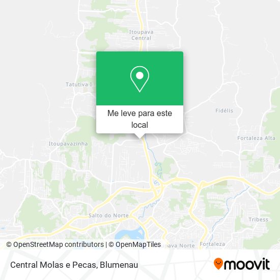 Central Molas e Pecas mapa