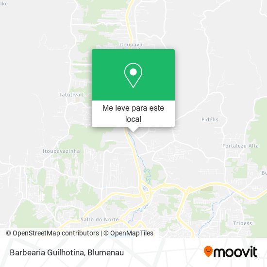 Barbearia Guilhotina mapa