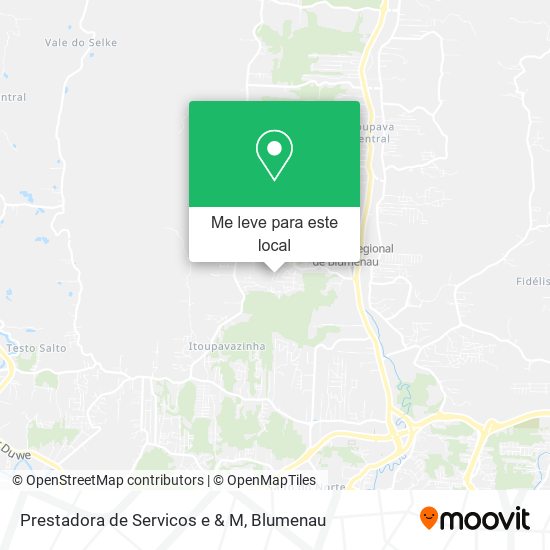 Prestadora de Servicos e & M mapa