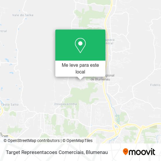 Target Representacoes Comerciais mapa