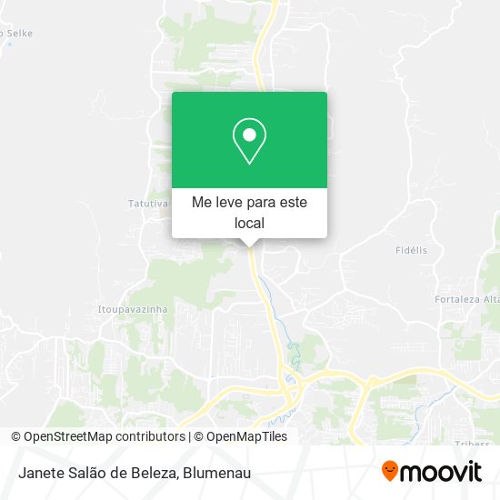Janete Salão de Beleza mapa
