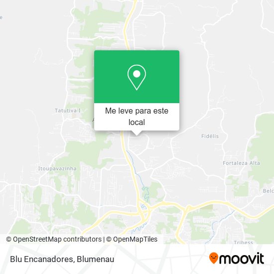 Blu Encanadores mapa