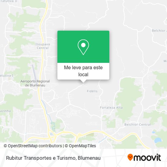 Rubitur Transportes e Turismo mapa