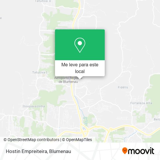 Hostin Empreiteira mapa