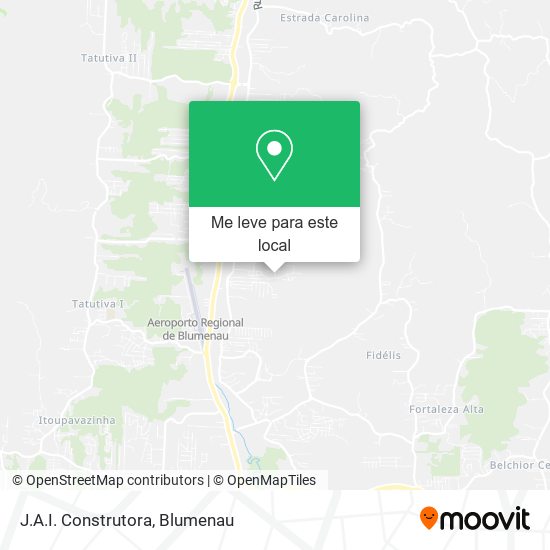 J.A.I. Construtora mapa
