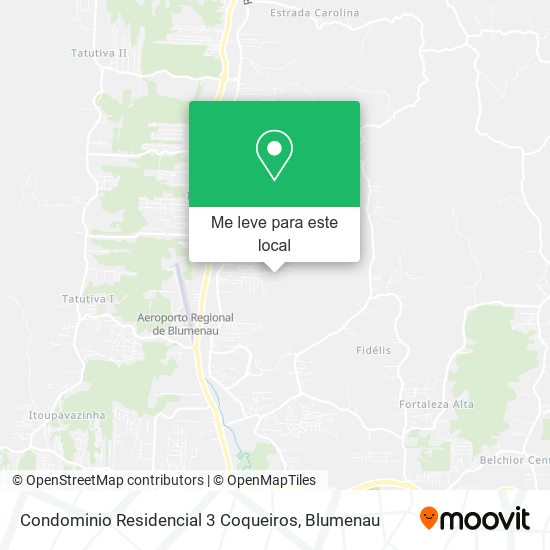 Condominio Residencial 3 Coqueiros mapa