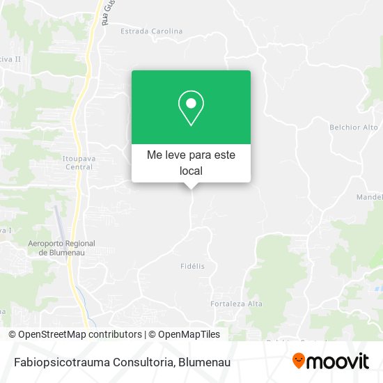 Fabiopsicotrauma Consultoria mapa