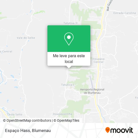 Espaço Hass mapa