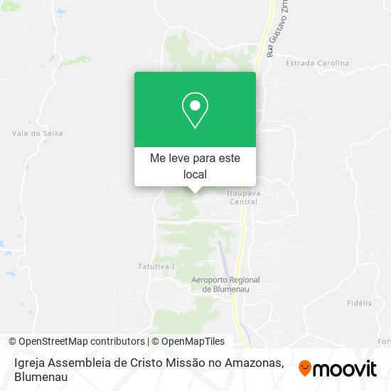 Igreja Assembleia de Cristo Missão no Amazonas mapa