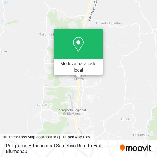 Programa Educacional Supletivo Rapido Ead mapa