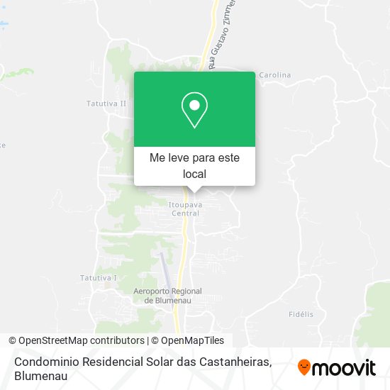 Condominio Residencial Solar das Castanheiras mapa