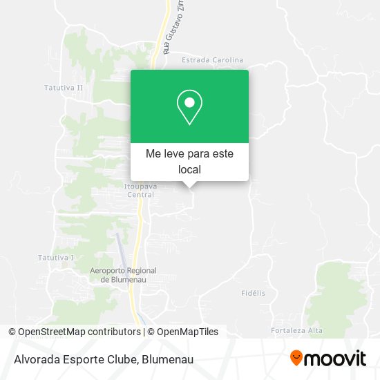 Alvorada Esporte Clube mapa