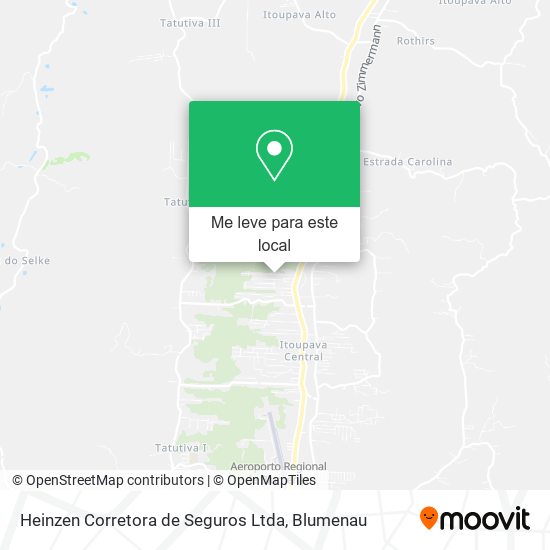 Heinzen Corretora de Seguros Ltda mapa