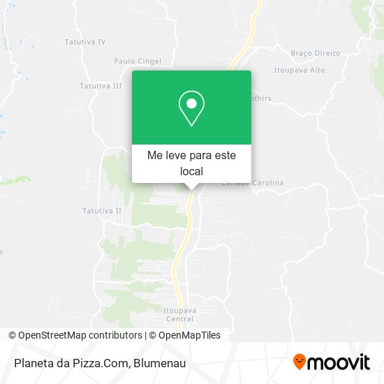 Planeta da Pizza.Com mapa