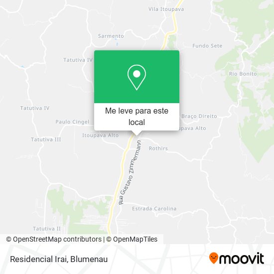 Residencial Irai mapa