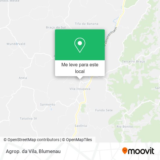 Agrop. da Vila mapa