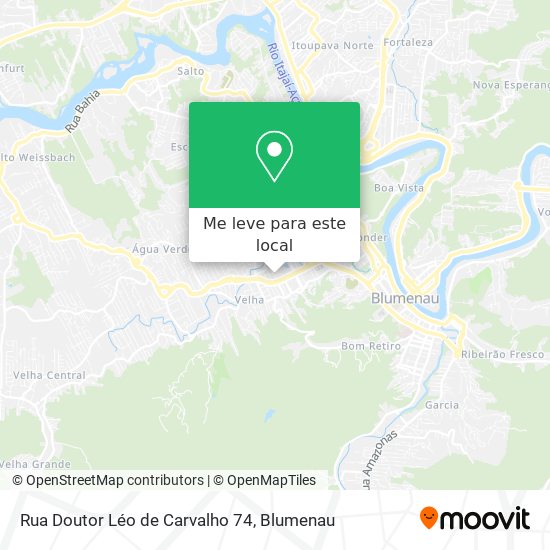 Rua Doutor Léo de Carvalho 74 mapa
