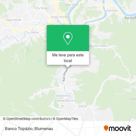 Banco Topázio mapa