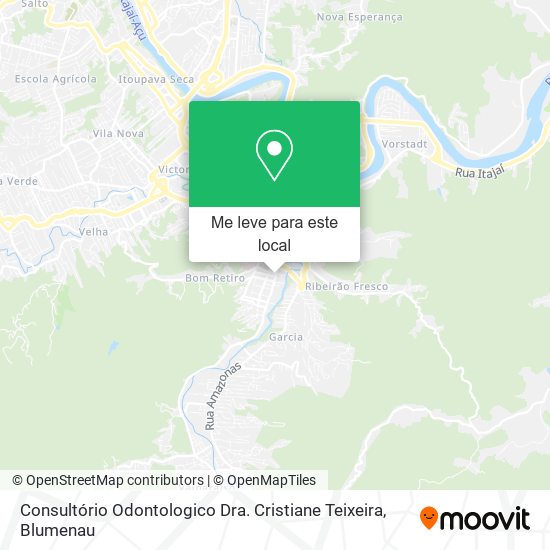 Consultório Odontologico Dra. Cristiane Teixeira mapa