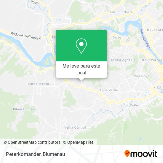 Peterkomander mapa