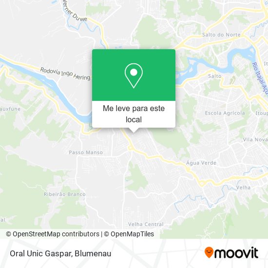 Oral Unic Gaspar mapa