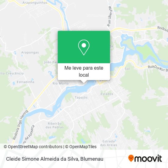 Cleide Simone Almeida da Silva mapa