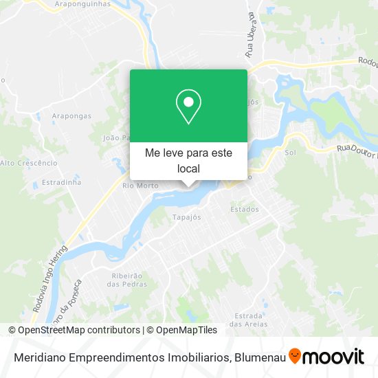 Meridiano Empreendimentos Imobiliarios mapa