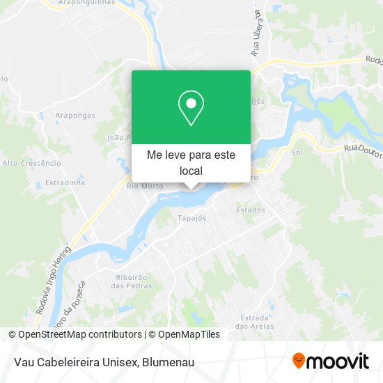 Vau Cabeleireira Unisex mapa