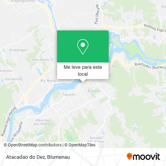 Atacadao do Dez mapa