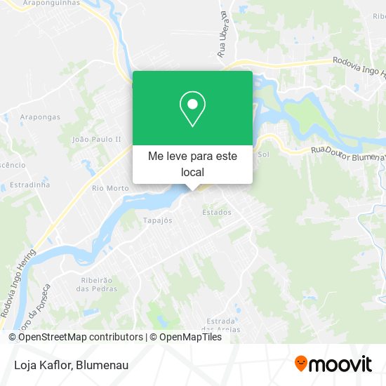 Loja Kaflor mapa