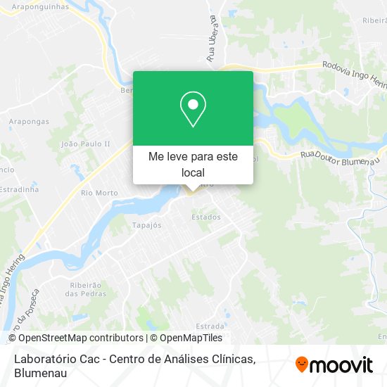 Laboratório Cac - Centro de Análises Clínicas mapa