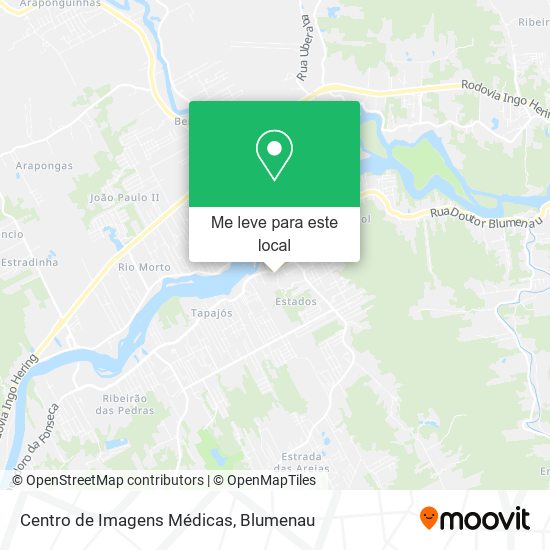 Centro de Imagens Médicas mapa
