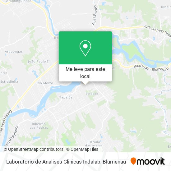 Laboratorio de Análises Clinicas Indalab mapa