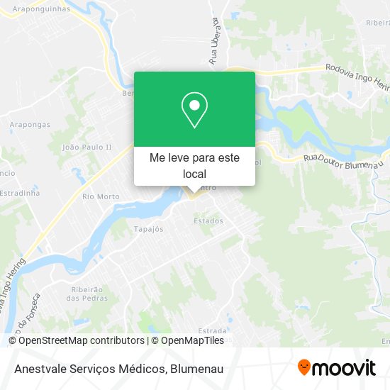 Anestvale Serviços Médicos mapa