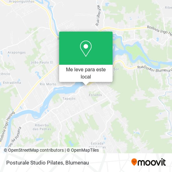 Posturale Studio Pilates mapa