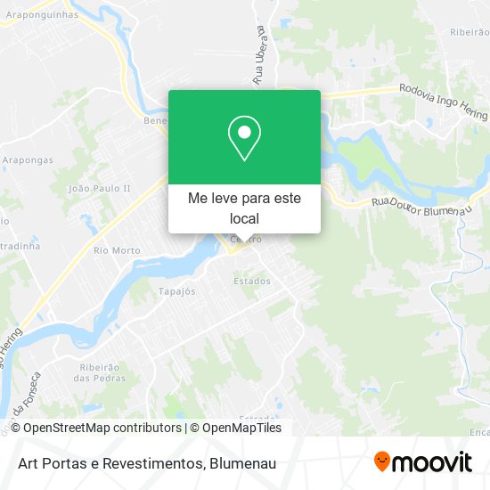 Art Portas e Revestimentos mapa