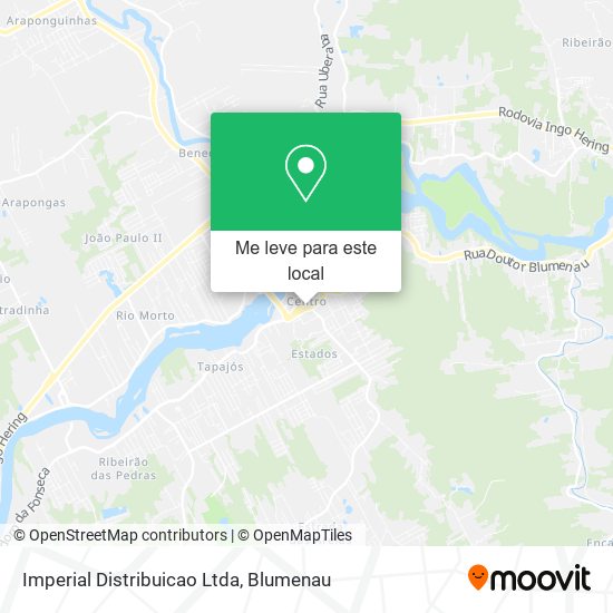 Imperial Distribuicao Ltda mapa