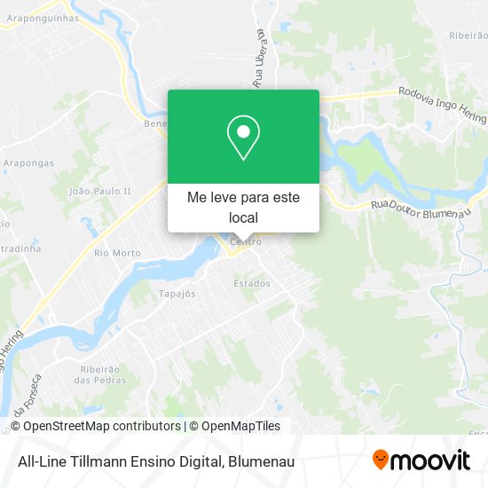 All-Line Tillmann Ensino Digital mapa