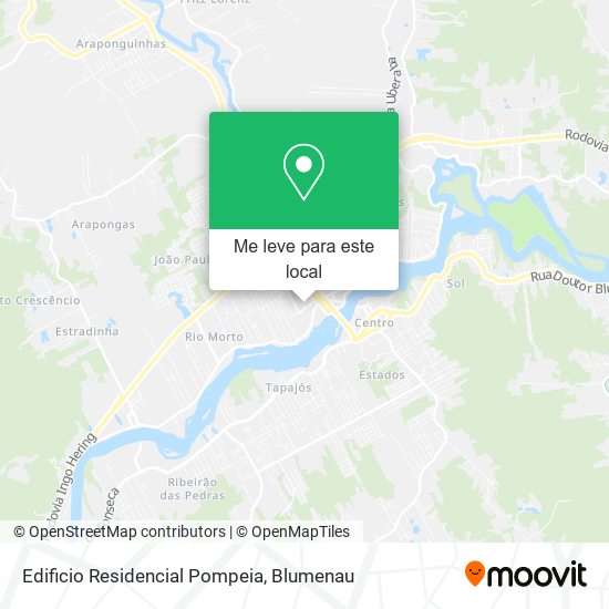 Edificio Residencial Pompeia mapa
