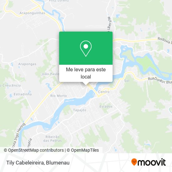 Tily Cabeleireira mapa