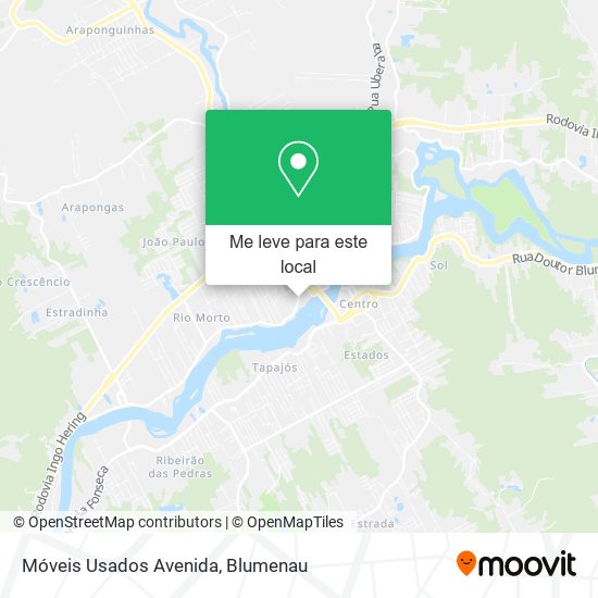 Móveis Usados Avenida mapa