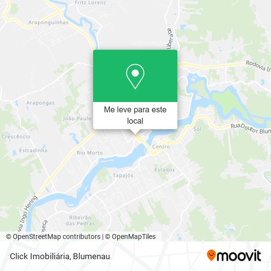 Click Imobiliária mapa