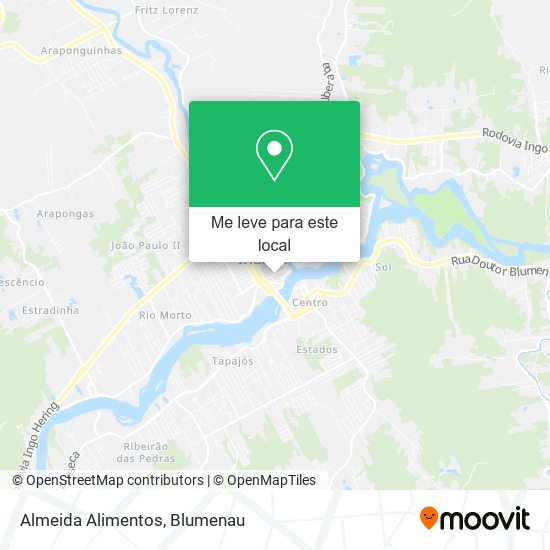 Almeida Alimentos mapa