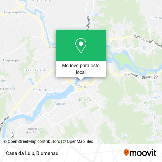 Casa da Lulu mapa