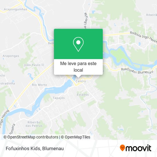 Fofuxinhos Kids mapa