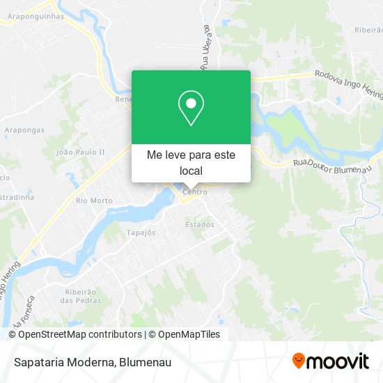 Sapataria Moderna mapa