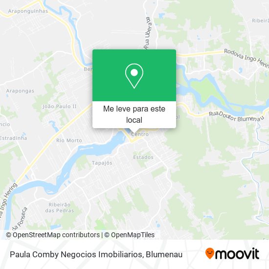 Paula Comby Negocios Imobiliarios mapa