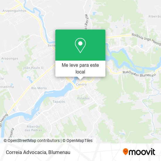 Correia Advocacia mapa